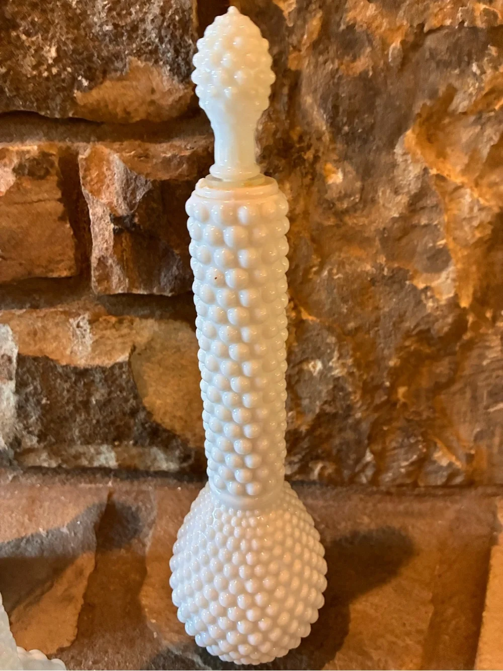 Vintage White Milk Glass Bud Vase set